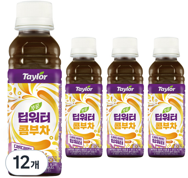 테일러 딥워터 콤부차, 12개, 180ml