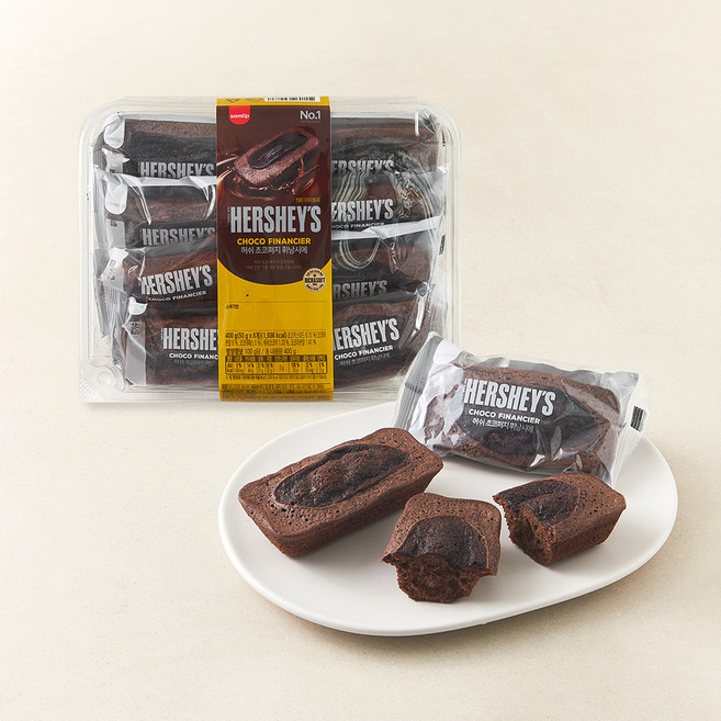 삼립 허쉬 초코퍼지 휘낭시에, 50g, 8개입, 1개
