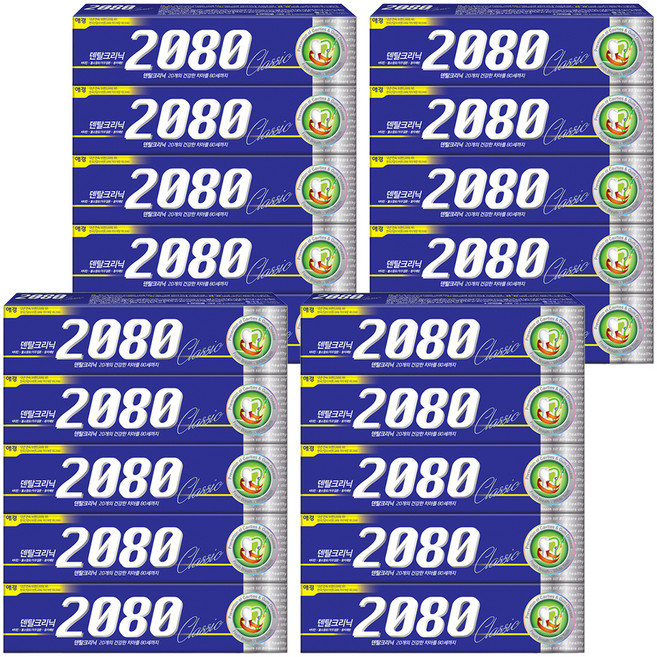 2080 클래식 치약, 170g, 20개