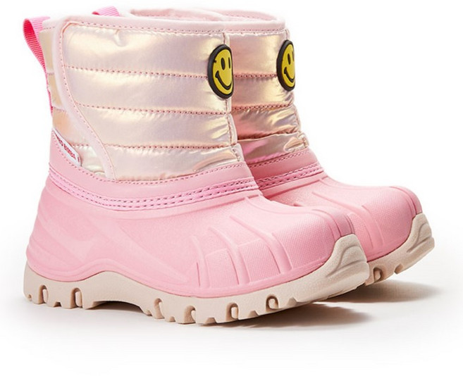 빔보빔바 아동용 스마일 패치 숏패딩 부츠