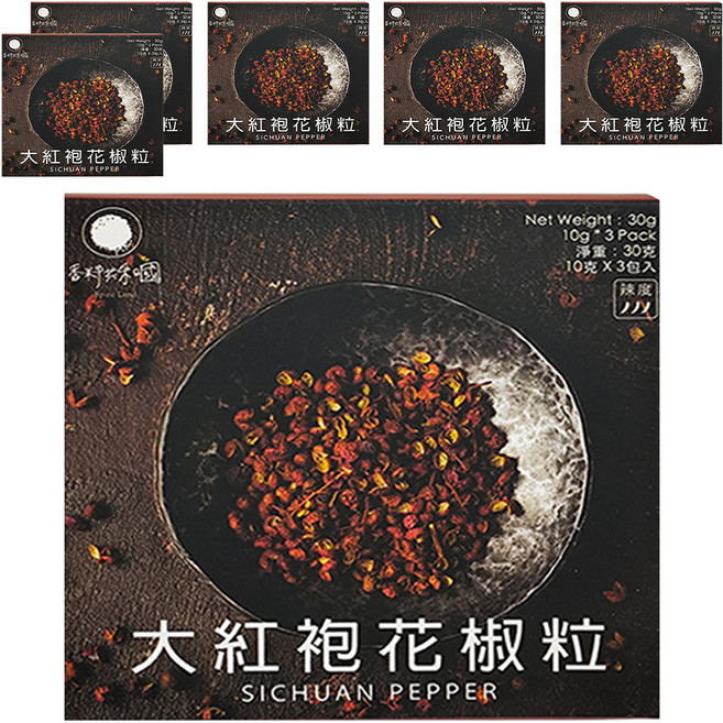 香料共和國 大紅袍花椒粒, 30g, 6盒