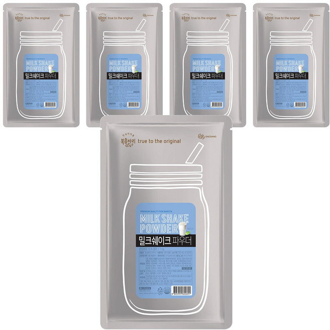복음자리 밀크쉐이크 파우더, 1kg, 1개입, 5개