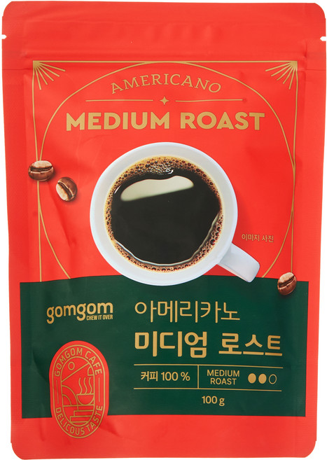 곰곰 아메리카노 미디엄 로스트, 100g, 1개입, 1개