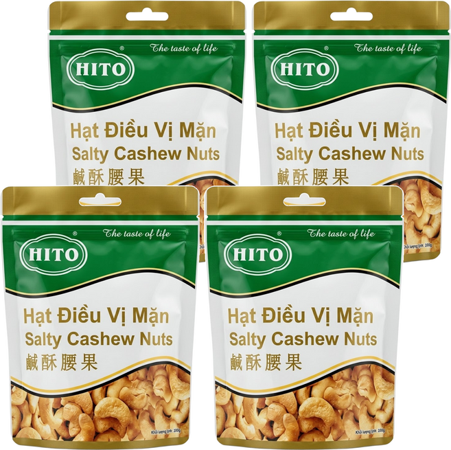 憶霖 鹹酥腰果, 100g, 4包