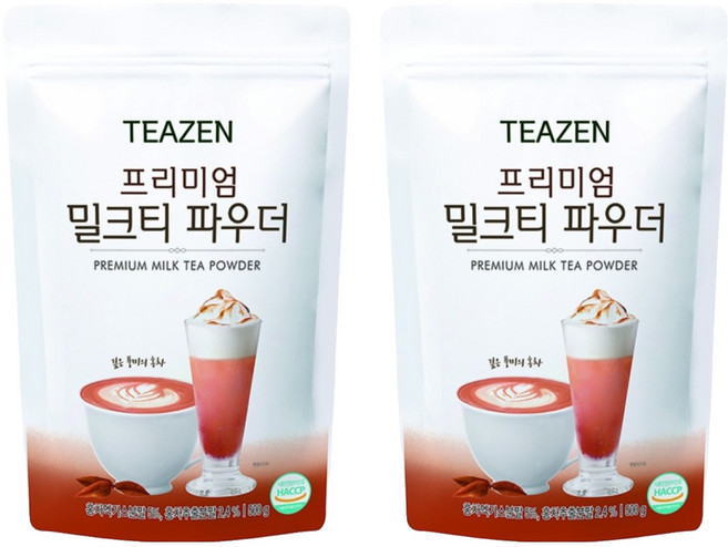 티젠 프리미엄 밀크티 파우더, 500g, 1개입, 2개, 500g