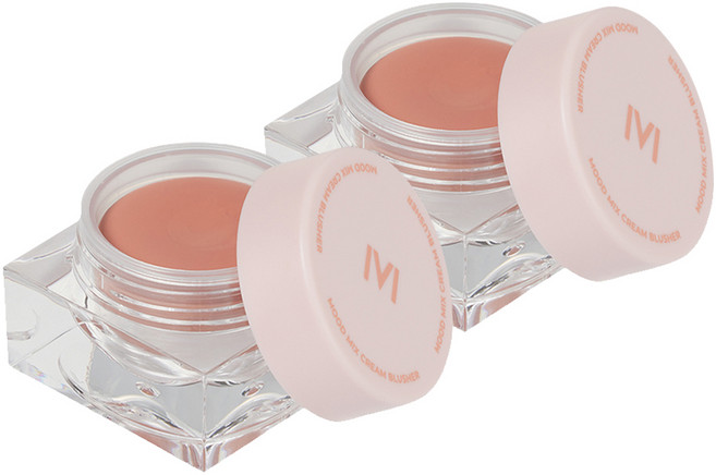 매드피치 무드 믹스 크림 블러셔 10g, 01 뉴트럴 플러쉬, 2개