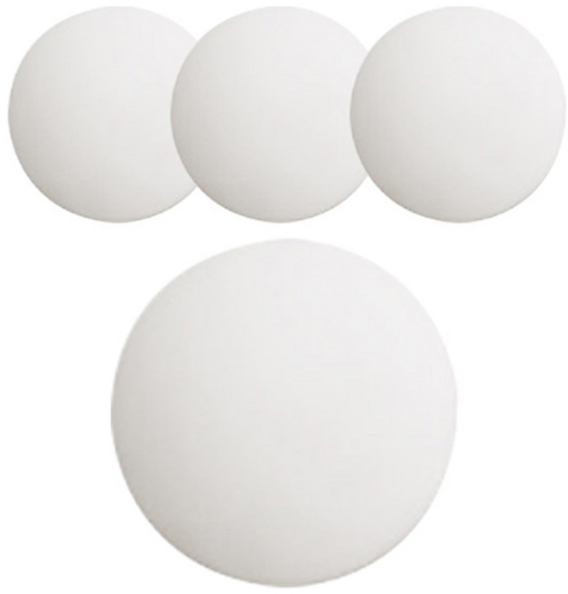 아이끌레 보이드 문콕 보호패드 빅라운드, 화이트, 4개