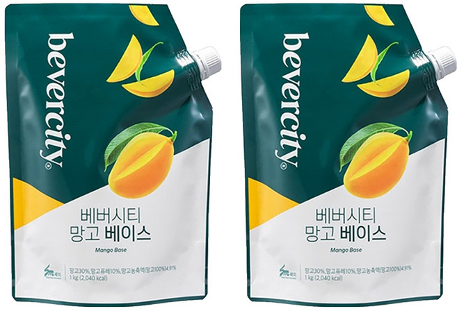 베버시티 망고 베이스, 1kg, 2개