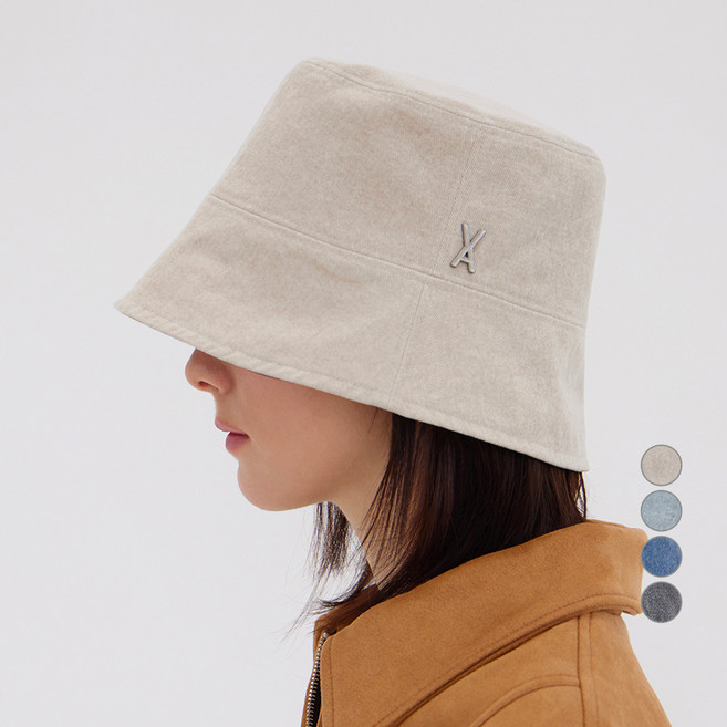 바잘 스터드 피그먼트 버킷햇