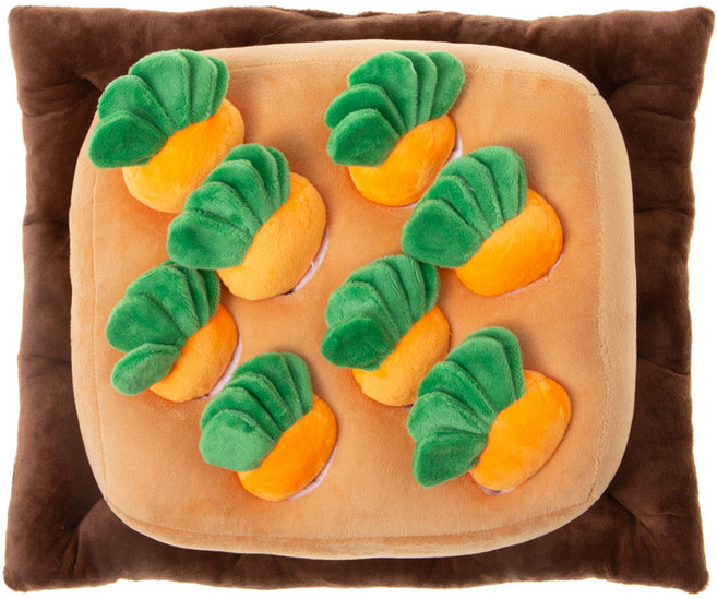 탐사 강아지 당근밭 노즈워크 장난감, 혼합색상, 1개