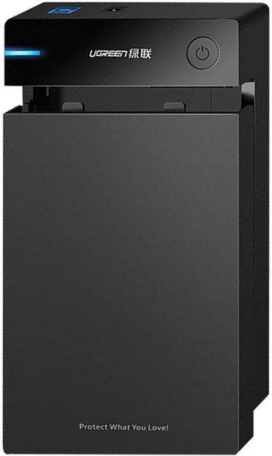 UGREEN 綠聯 2.5吋USB3.0隨身硬碟外接盒 掛勾包裝 128 x 82 x 14mm, 1個