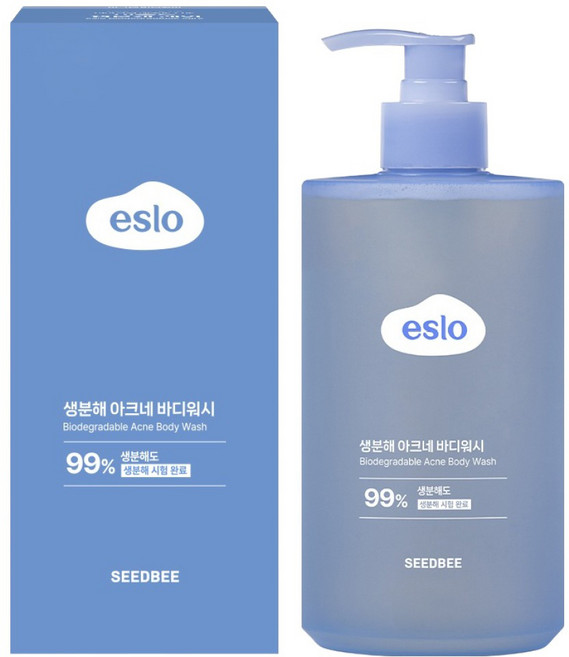 SEEDBEE eslo淨痘沐浴露, 500ml, 1罐