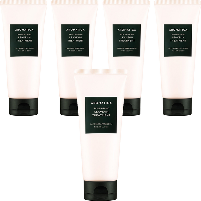 아로마티카 리플레니싱 리브 인 트리트먼트 라벤더 앤 패츌리, 150ml, 5개