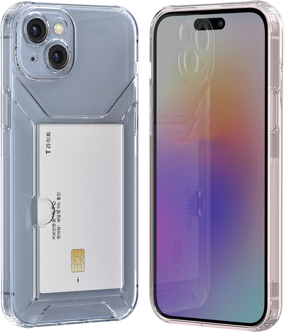 굿밸류 클린핏 카메라보호 2장 카드 휴대폰 케이스