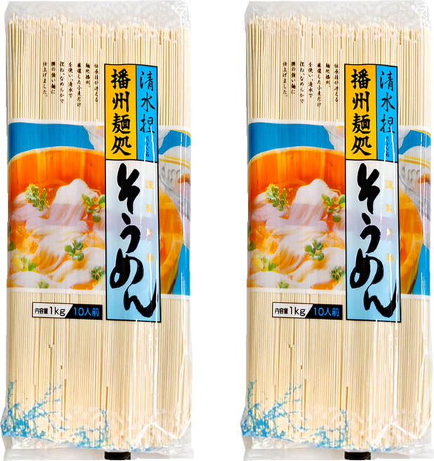 高尾製粉 播卅素麵 清水捏, 1kg, 2包