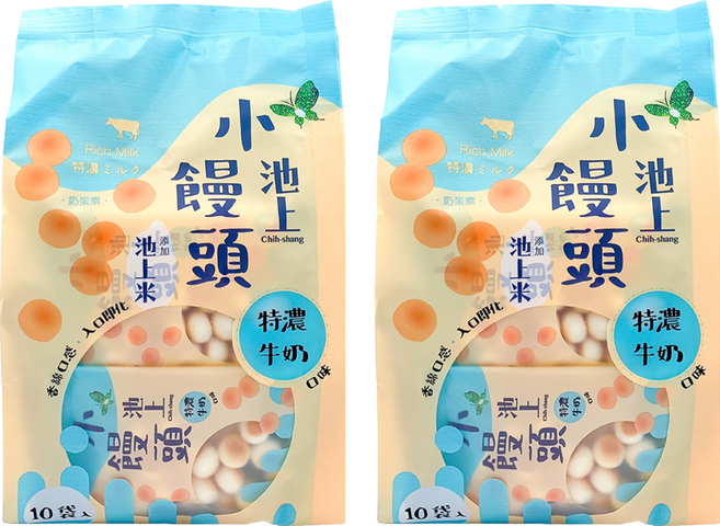 池上鄉農會 池上小饅頭 特濃牛奶口味, 150g, 2袋