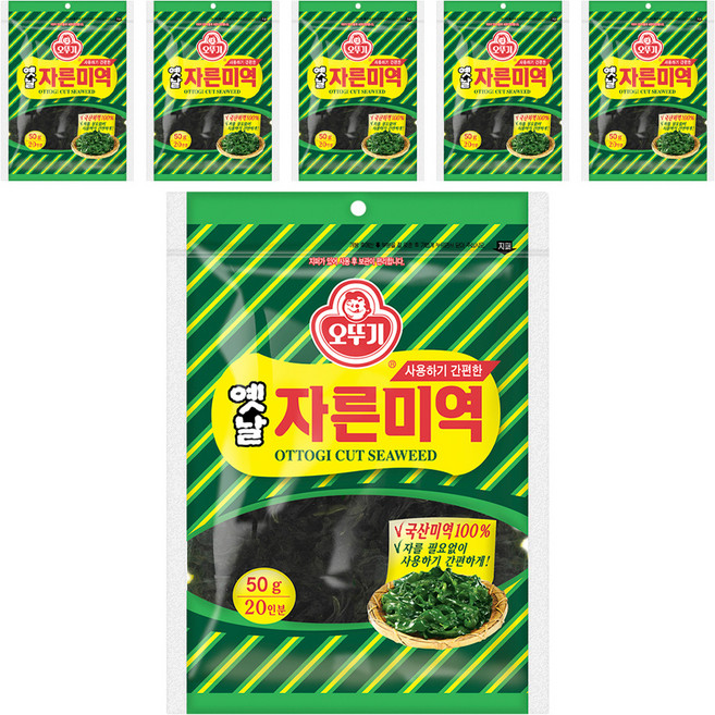 OTOKI 不倒翁 韓式傳統海帶芽, 50g, 6包
