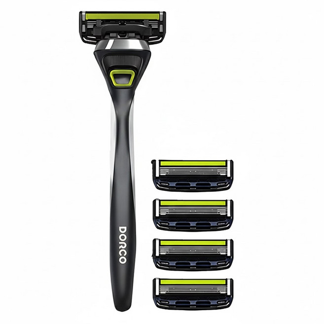 DORCO 多可樂客 PACE 5 Style 基本入門刮鬍刀組, 1組, 刀架 + 5個刀頭