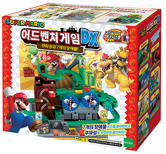 토이트론 마리오 어드벤쳐 DX 보드게임, 혼합색상, 1개