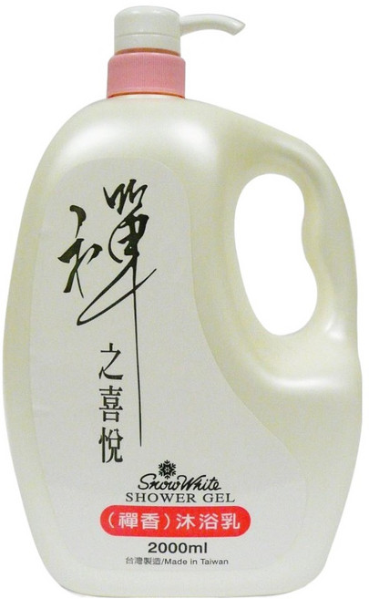 Snow White 白雪 禪之喜悅禪香沐浴乳, 2L, 1瓶