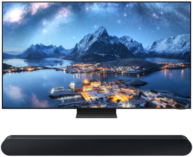 삼성전자 8K UHD Neo QLED TV + 사운드바 세트, 189cm(75인치), KQ75QND800FXKR, 스탠드형 X HW-S60D (사운드바), 방문설치