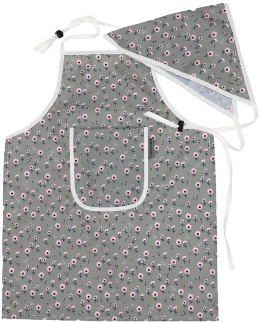 베베슈에뜨 아동용 방수 앞치마 + 두건 세트