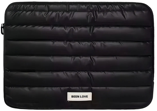 BEEN LOVE 星輝太空亮彩手提電腦包, 黑色, 1個