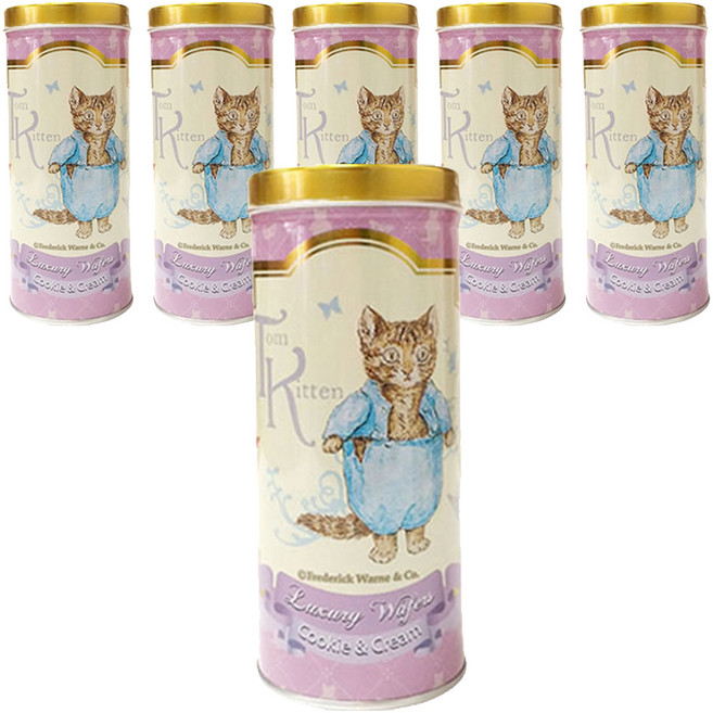 PETER RABBIT 比得兔 捲心酥 淇淋巧酥口味, 100g, 6罐