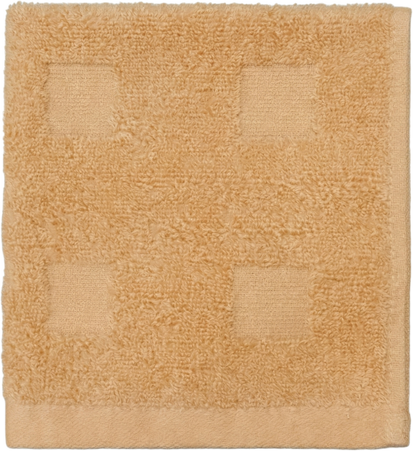 Crocodile 鱷魚 摩登方格素色方巾, 桔色, 1條