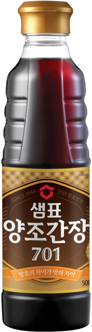 샘표 양조간장 701, 500ml, 1개