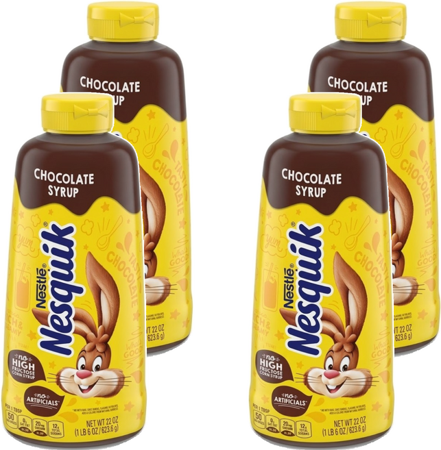 Nesquik 巧克力醬, 623.6g, 4瓶