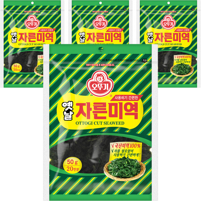 OTOKI 不倒翁 韓式傳統海帶芽, 50g, 4包