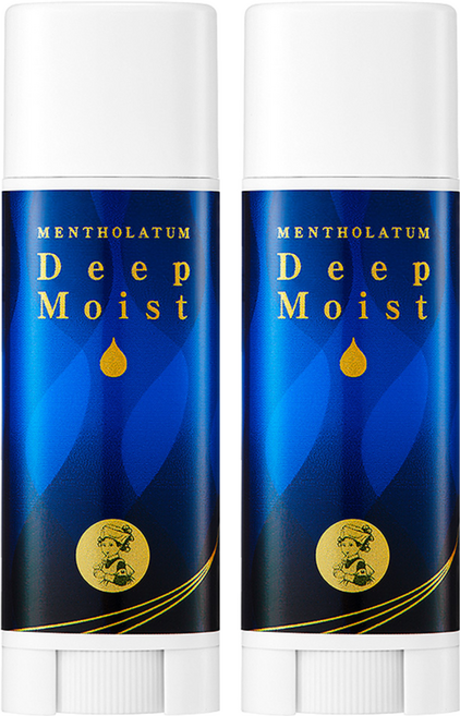 MENTHOLATUM 曼秀雷敦 台灣公司貨 深層保濕潤唇膏, 無香料, 4.5g, 2支