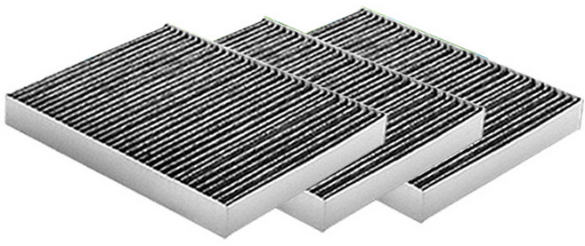 한일 야자활성탄 자동차 에어컨필터, bc180, 3개