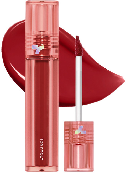 TONYMOLY 韓國原廠直供 完美耀眼唇釉, 07 Burnt Rose Shocking, 1支