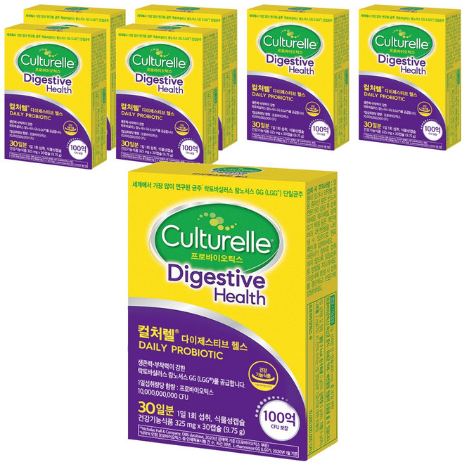 Culturelle 康萃樂 日常益生菌膠囊, 30顆, 7盒