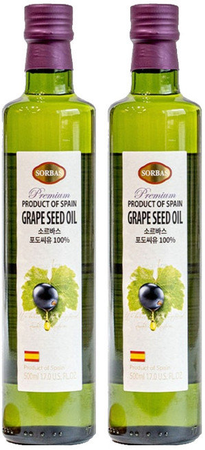 Sorbas 葡萄籽油, 2個