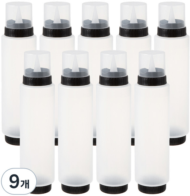코멧 잘라쓰는 실리콘노즐 소스통, 710ml, 9개