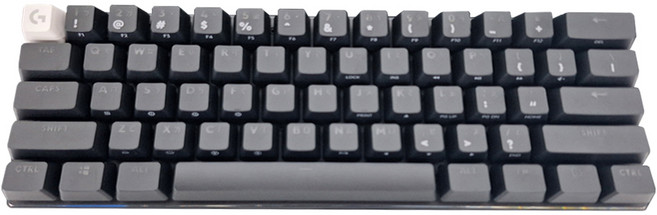 logitech G 羅技G 職業機械式 60% 電競鍵盤, G PRO X, 觸感軸, 黑色