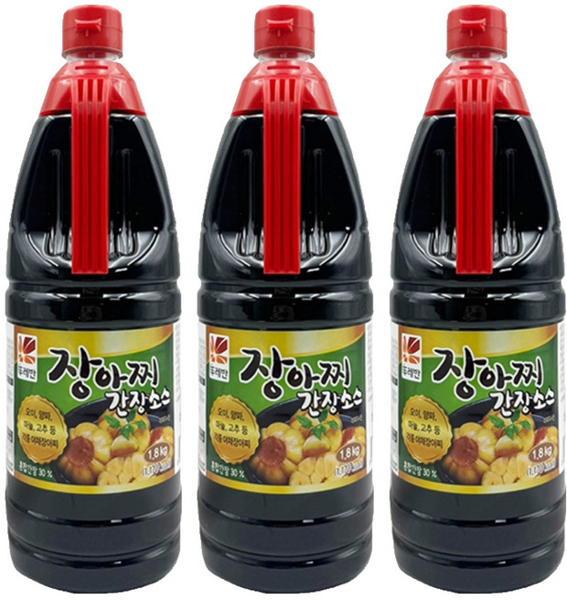 뚜레반 장아찌 간장소스, 1.8kg, 3개