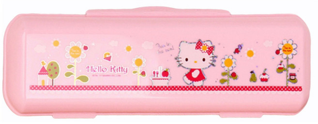 Hello Kitty 凱蒂貓 環保餐具盒, 1組, 粉色