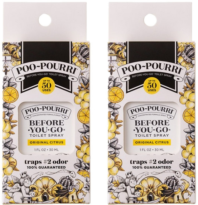 푸리 토일렛 퍼퓸 오리지널시트러스 포켓형 본품, 30ml, 2개, 오리지널 시트러스