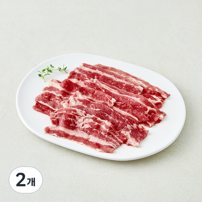 호주산 우삼겹 구이용 (냉장), 2개, 300g