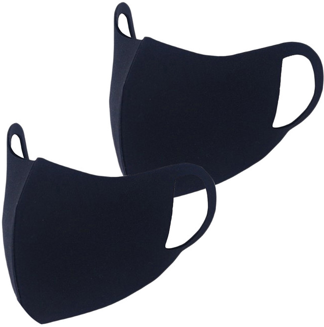 Prodigy 波特鉅 舒適美 口罩 S(15 x 11.5cm), 純粹黑, 2個, 1個