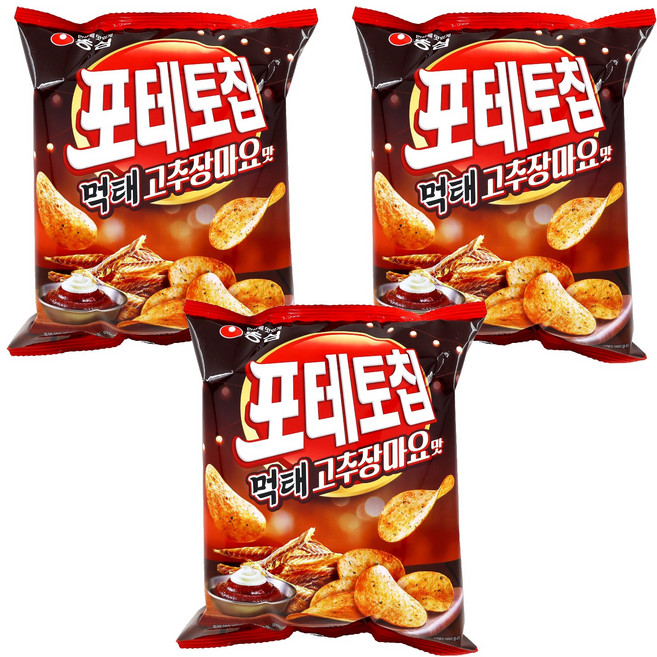 포테토칩 먹태 고추장마요맛, 105g, 3개