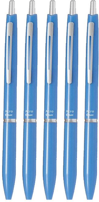 PILOT 百樂 300型 輕油筆 BAC30EFL 0.5mm, 藍色, 5支