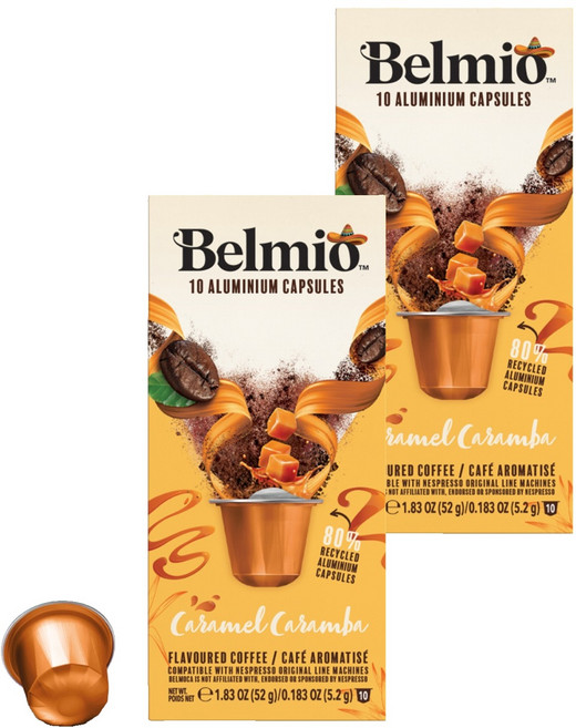벨미오 카라멜 카람바 캡슐커피, 5.2g, 10개입, 2개