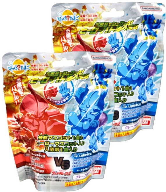 BANDAI 卡通公仔泡澡球 超級英雄, 55g, 2個