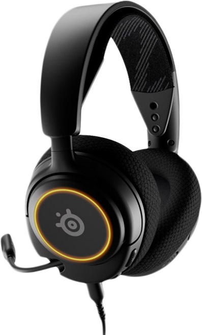steelseries 賽睿 Arctis Nova 3 Wired 主動降噪 耳罩式 耳機 內建麥克風 IPX4 防汗 USB-C 黑色 電競