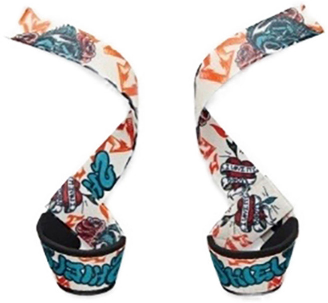 SHIELD 2024 NEW 파워 리프팅 헬스 스트랩 좌우착용 세트, 에그노그, 1세트